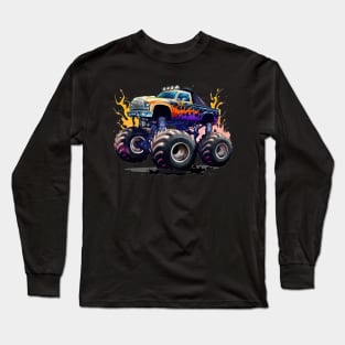 Monster Cars And Tracks Lover Long Sleeve T-Shirt